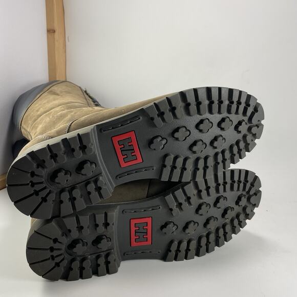 Helly Hansen Solli Tall Boots Womens Size 10 Brown Leather Lace Up Winter Riding - Picture 7 of 10